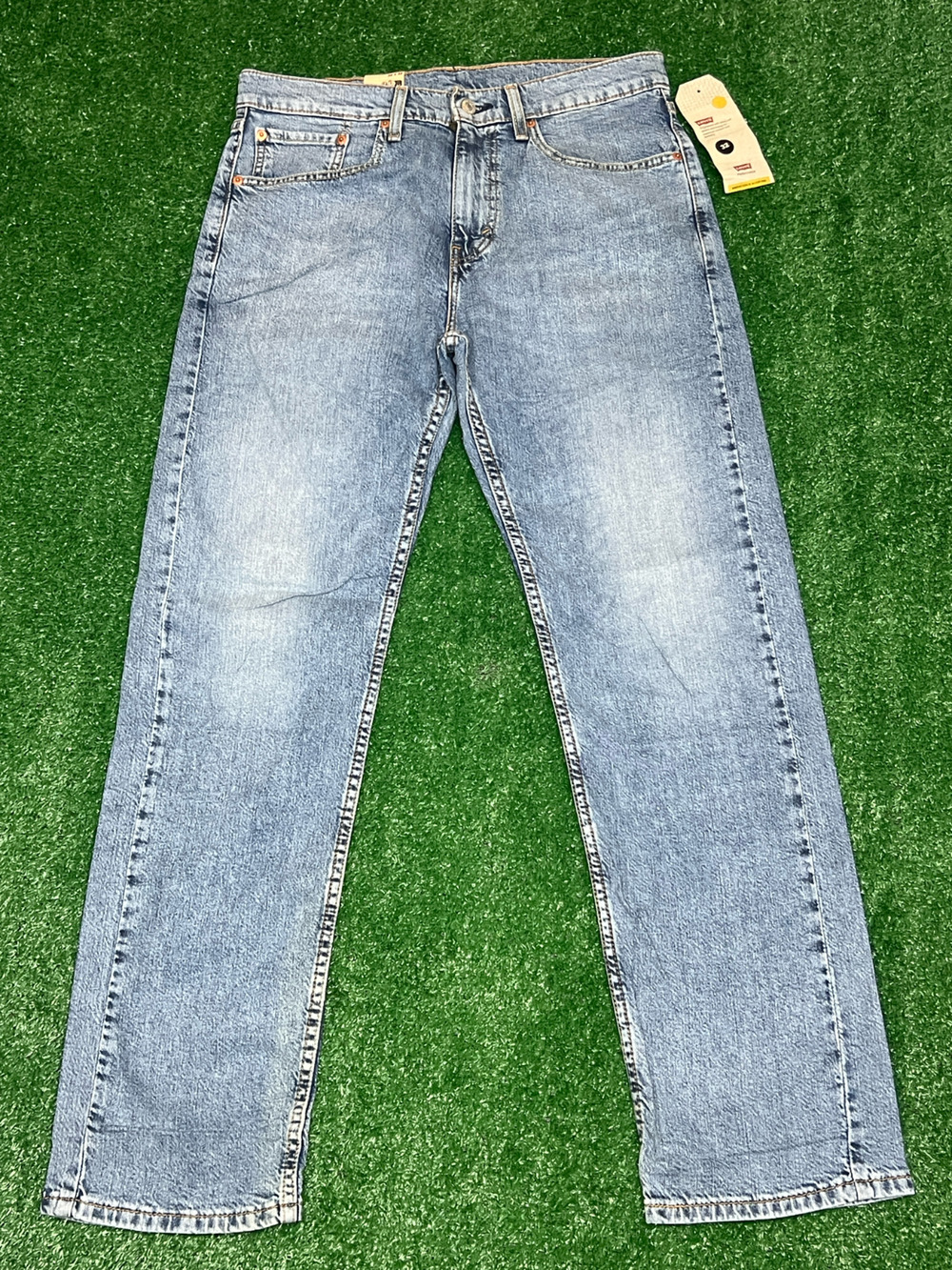 Levi's 505 Regular Fit Jeans Men's 32x32 Light Wash Denim NWT New With Tags